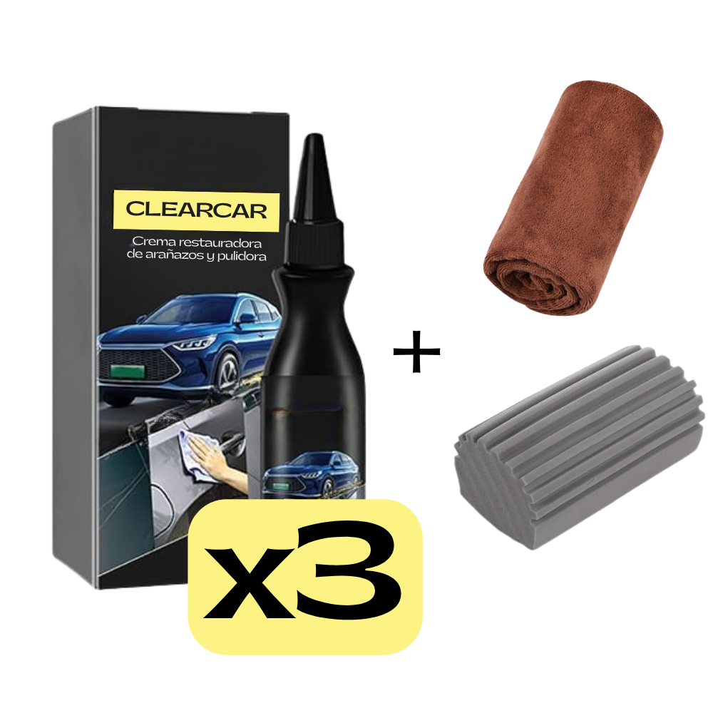 ClearCar | Crema restauradora de arañazos y pulidora
