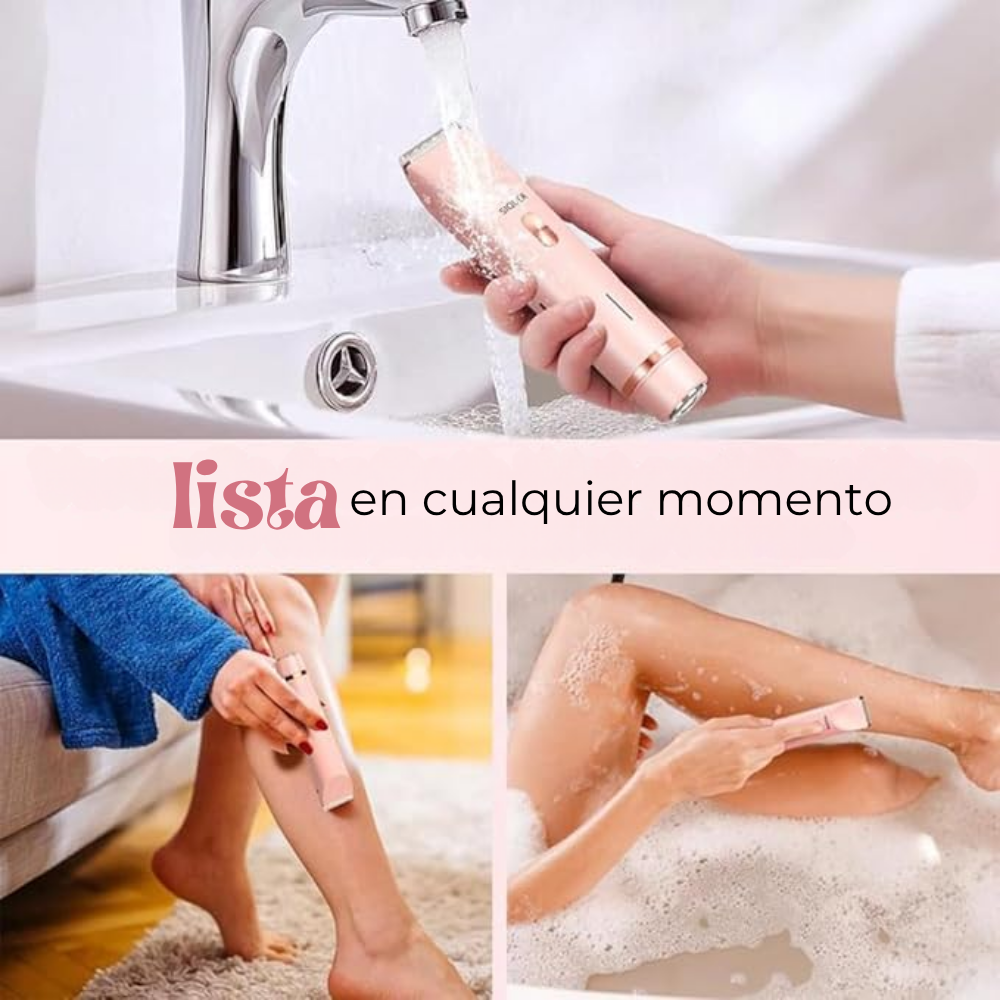 SilkyDuo|Rasuradora 2 en 1 para Cuerpo y Rostro