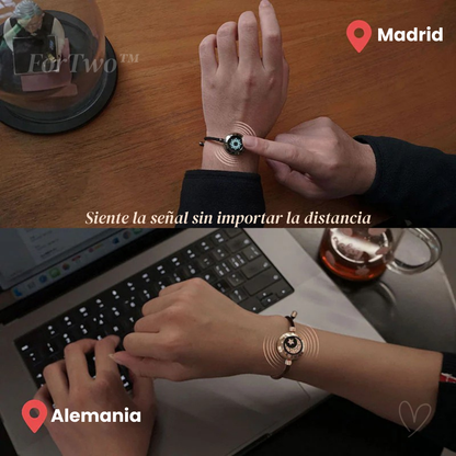 ForTwo: Pulseras de Conexión Táctiles