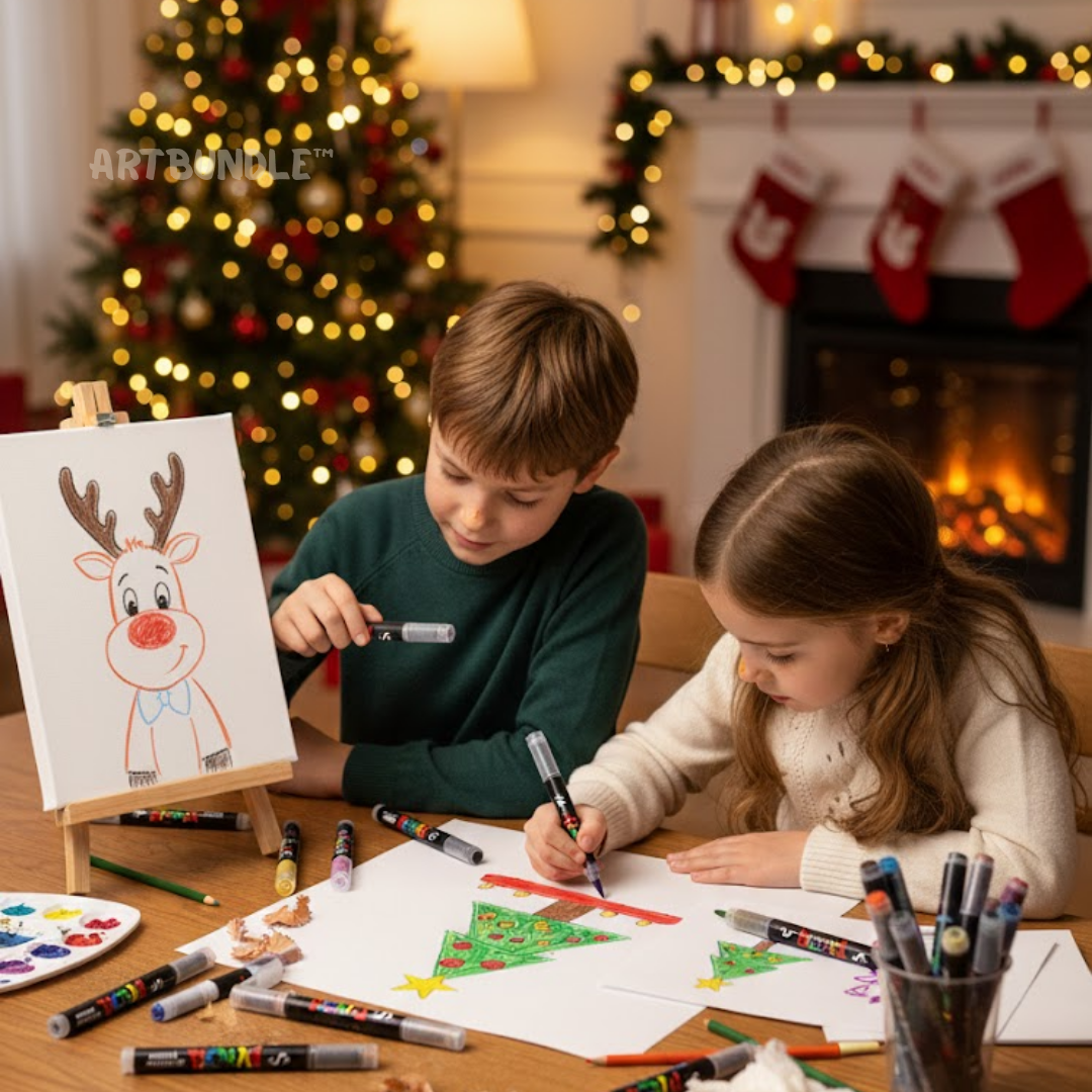 ArtBundle: Rotuladores Pincel de Pintura Acrílica