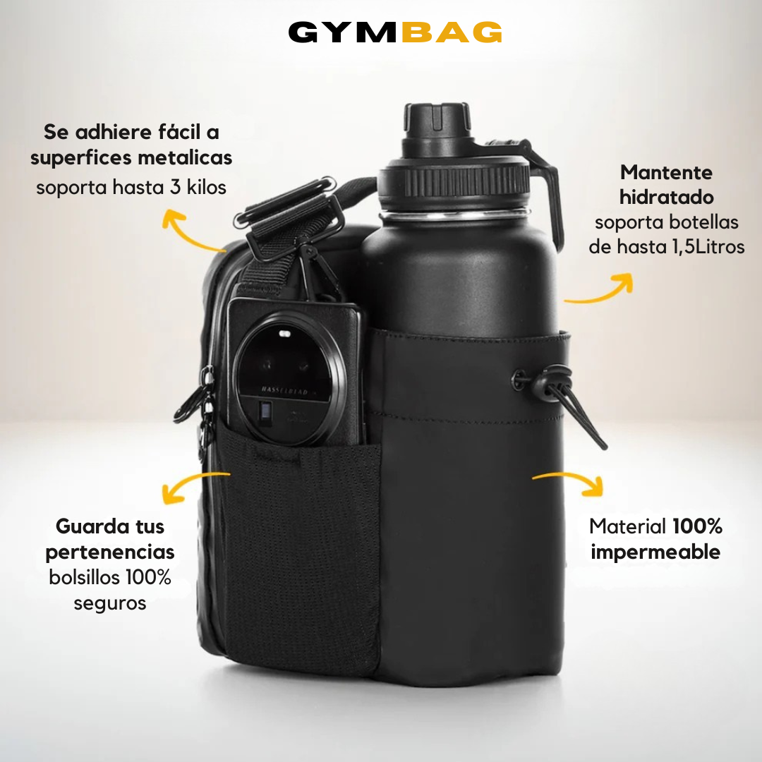 GymBag: Bolsa magnética portabotellas
