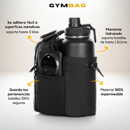 GymBag: Bolsa magnética portabotellas