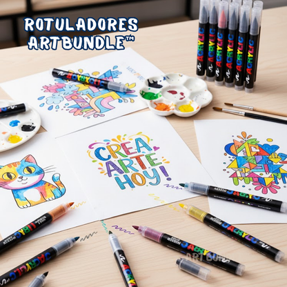 ArtBundle: Rotuladores Pincel de Pintura Acrílica