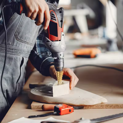 TitanDrill: Pack de Brocas Escalonadas de Titanio