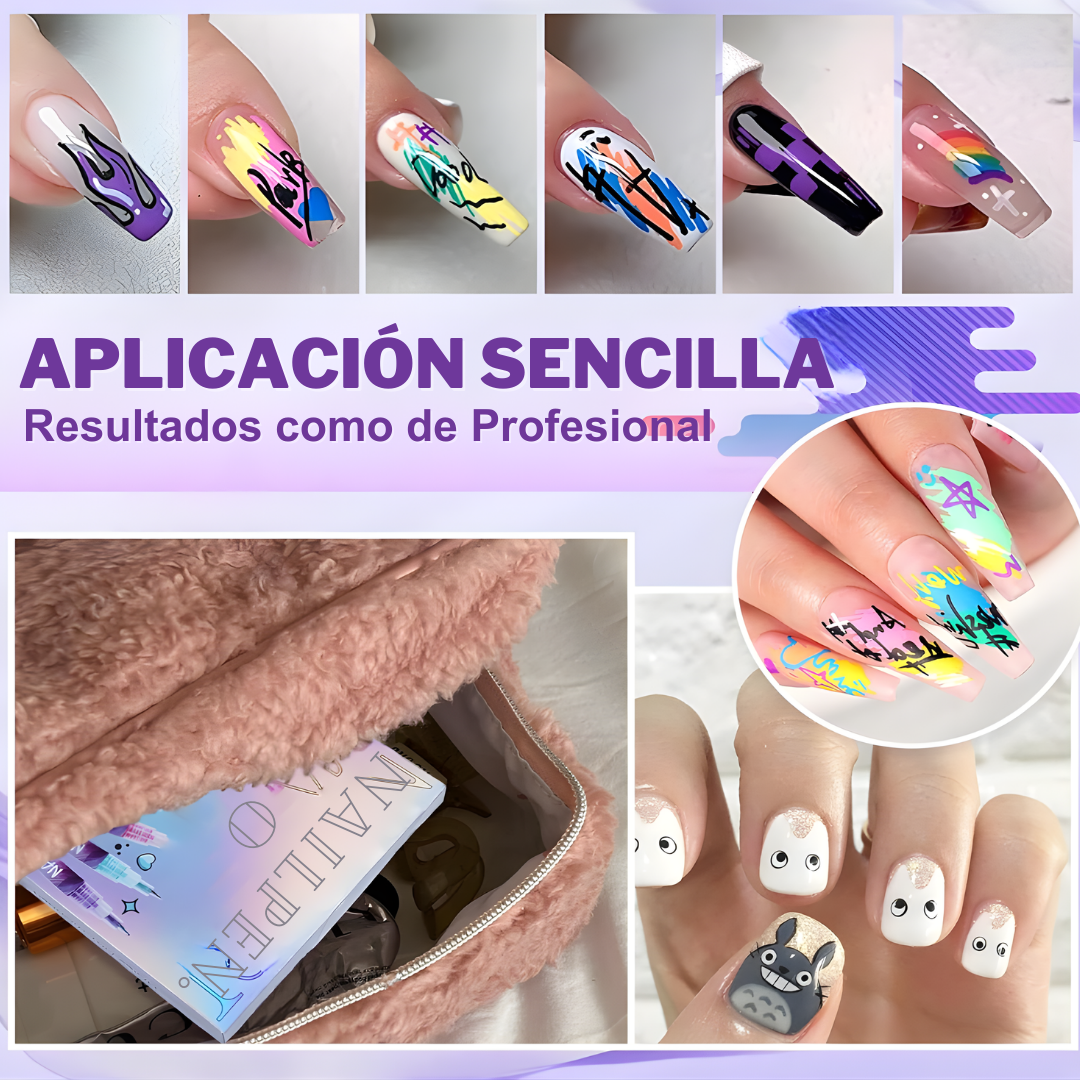 NailPen Pro | Rotuladores de Esmalte de Uñas Profesional