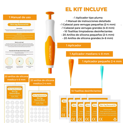 MedicWart: Kit Eliminación de Verrugas Sin Dolor