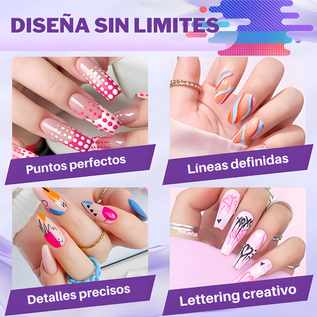 NailPen Pro | Rotuladores de Esmalte de Uñas Profesional