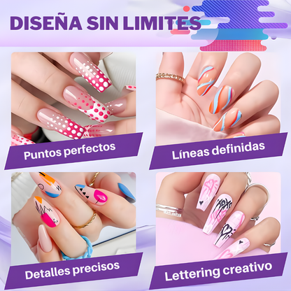 NailPen Pro | Rotuladores de Esmalte de Uñas Profesional