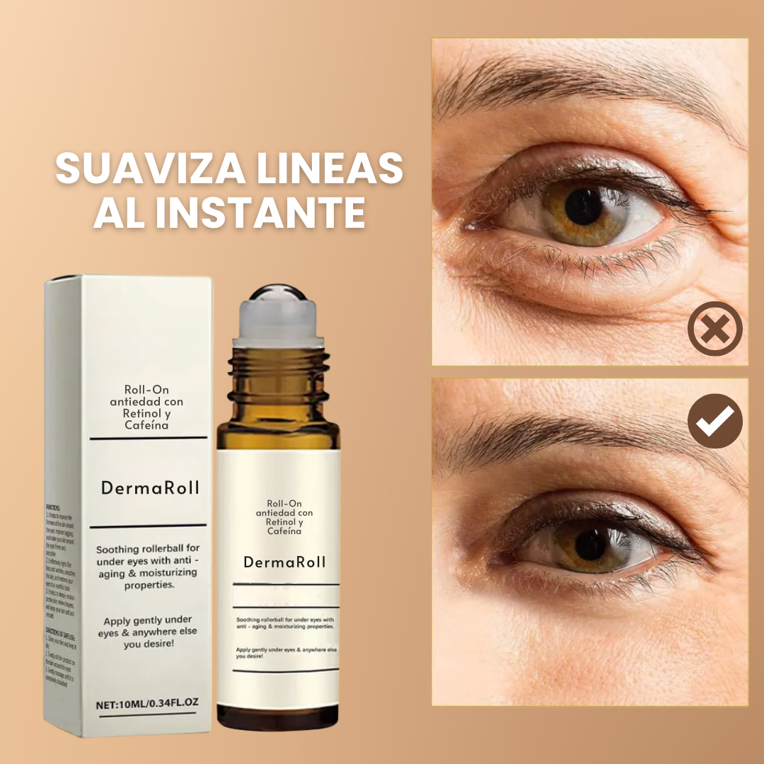 DermaRoll | Roll-On antiedad con Retinol y Cafeína