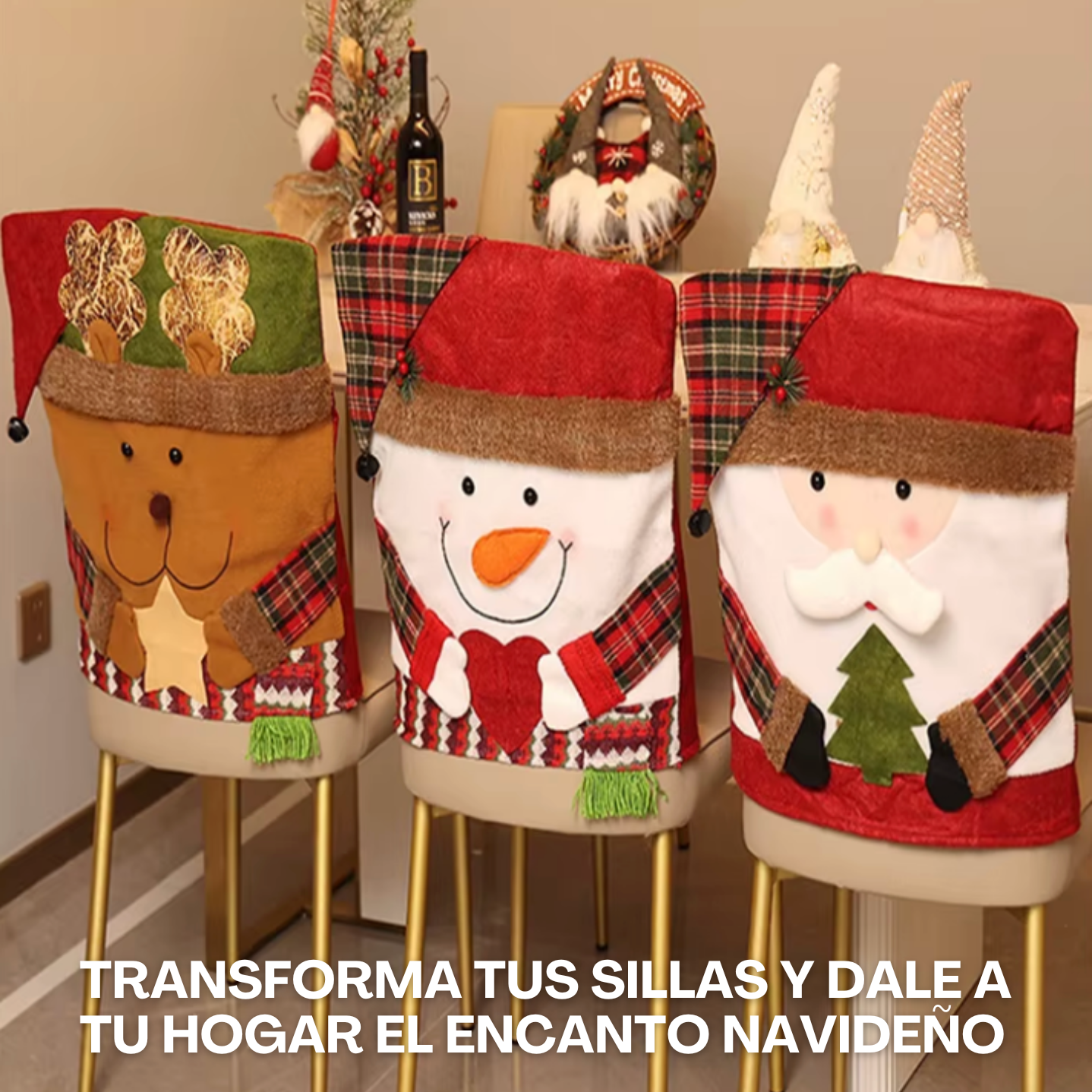 Hollycover: Fundas navideñas para silla