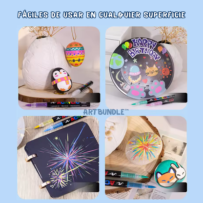 ArtBundle: Rotuladores Pincel de Pintura Acrílica