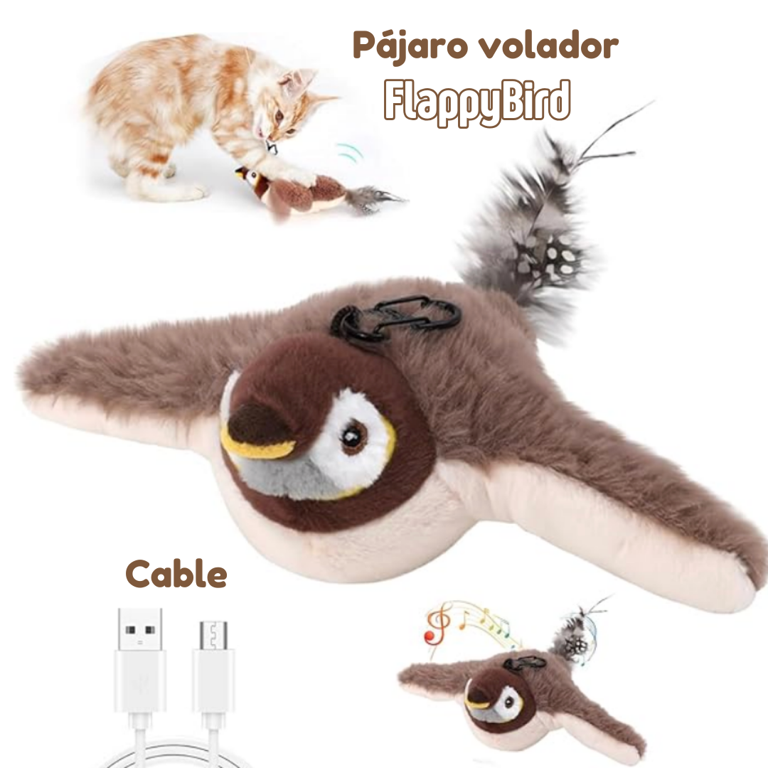 FlappyBird | Pájaro volador de juguete para gatos