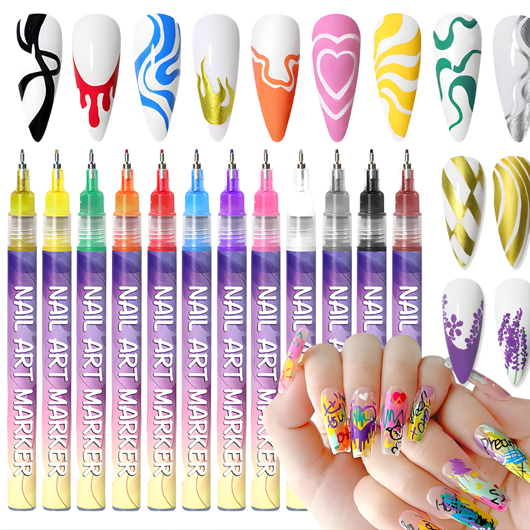 NailPen Pro | Rotuladores de Esmalte de Uñas Profesional