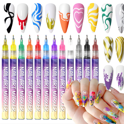 NailPen Pro | Rotuladores de Esmalte de Uñas Profesional