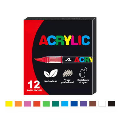 ArtBundle: Rotuladores Pincel de Pintura Acrílica
