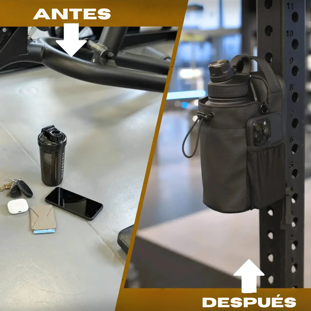 GymBag: Bolsa magnética portabotellas