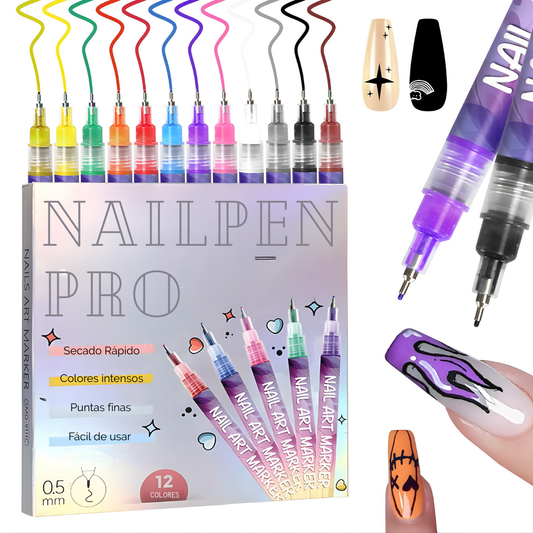 NailPen Pro | Rotuladores de Esmalte de Uñas Profesional