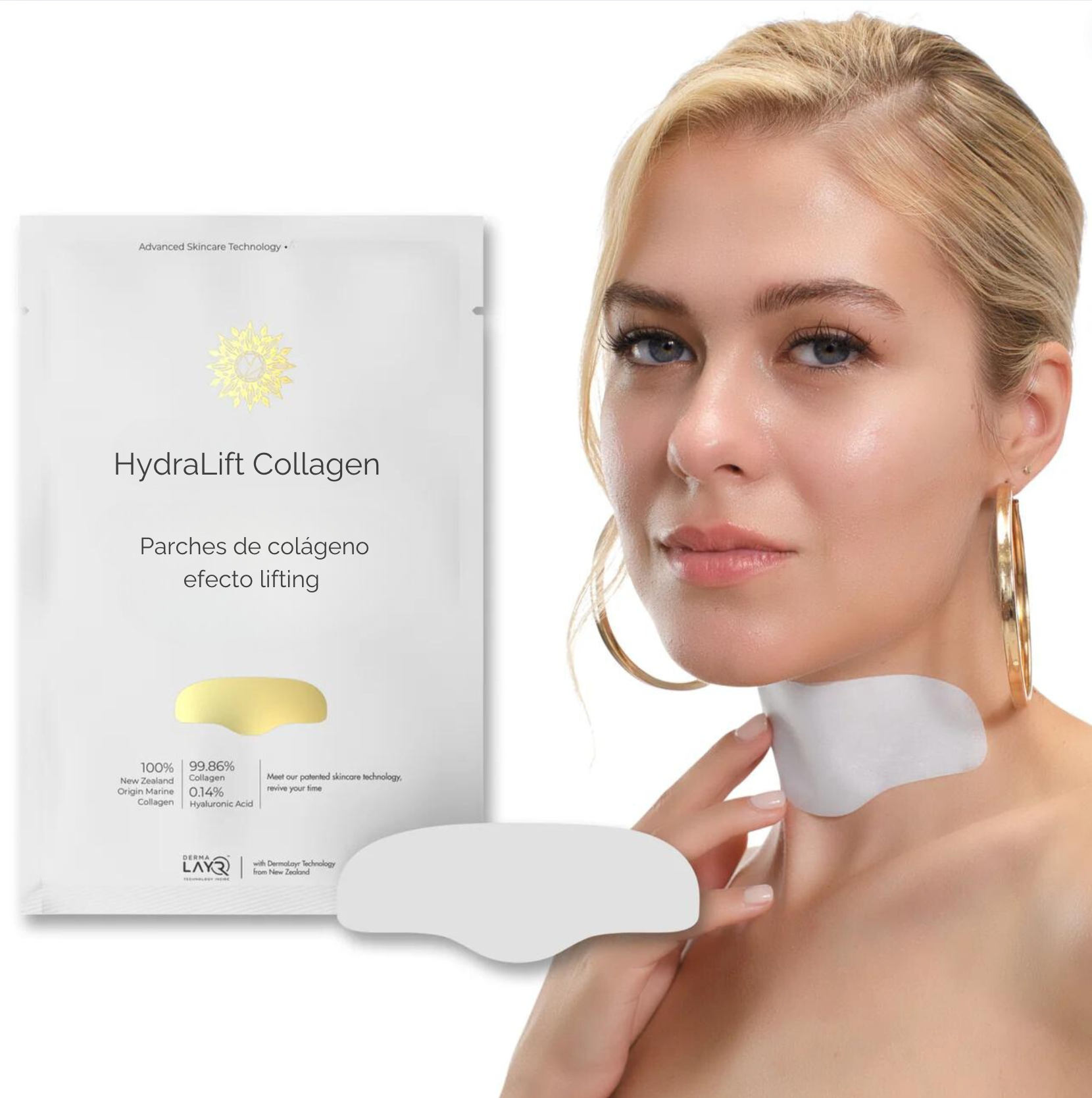 Parches de colágeno efecto lifting | HydraLift Collagen