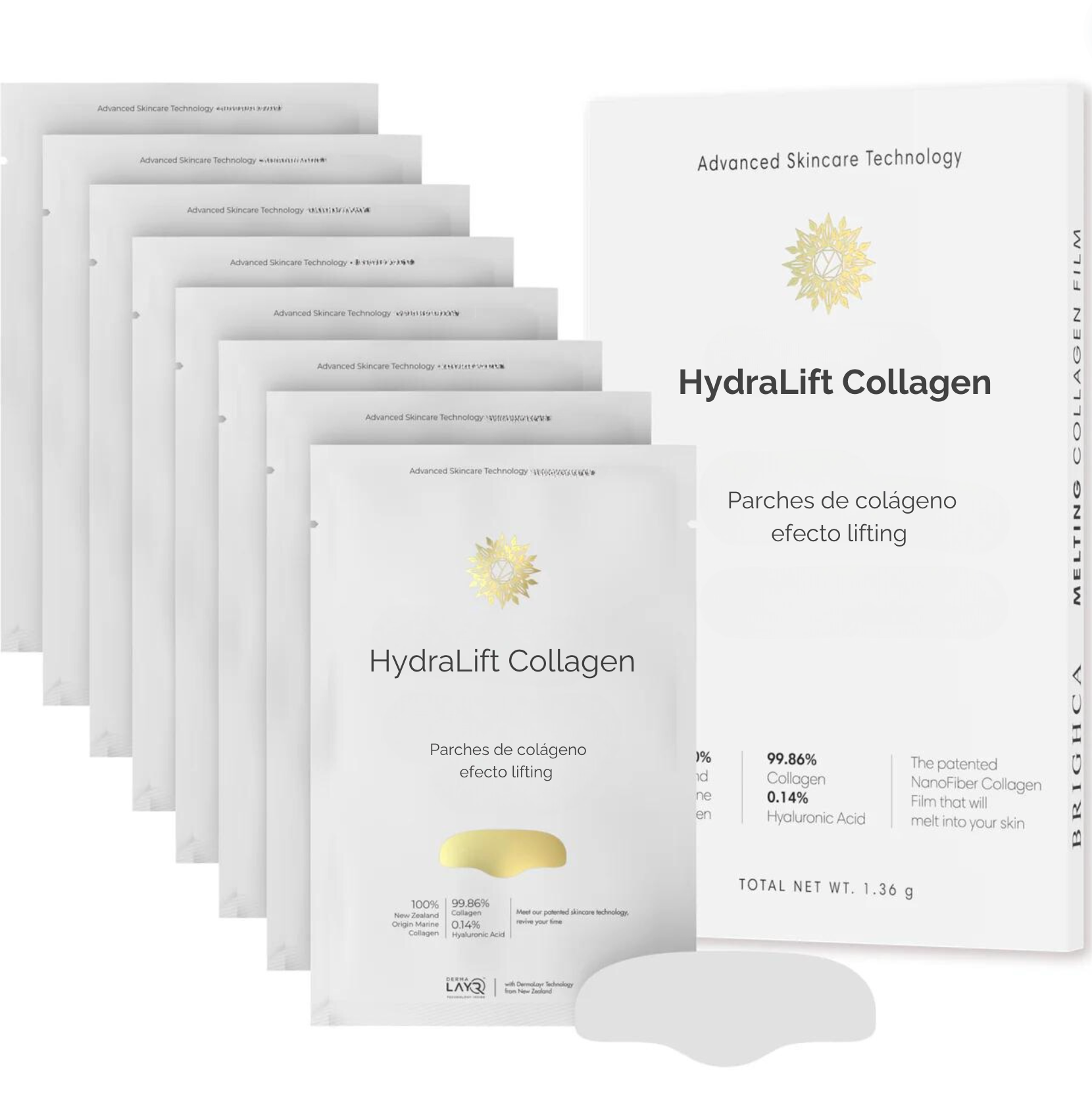 Parches de colágeno efecto lifting | HydraLift Collagen