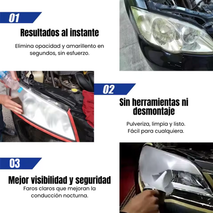 PuliMax | Spray Pulidor Instantáneo para Faros