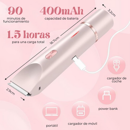 SilkyDuo|Rasuradora 2 en 1 para Cuerpo y Rostro