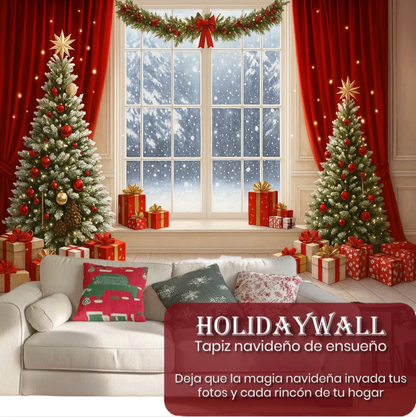 HolidayWall: Tapiz navideño de ensueño