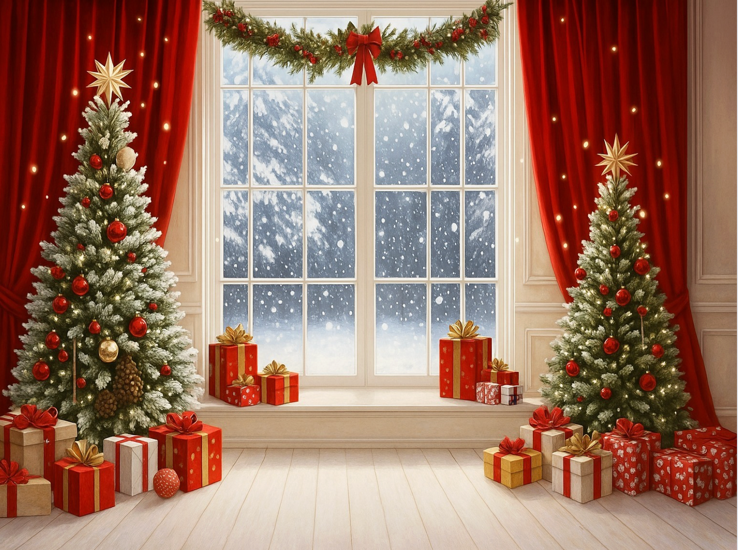 HolidayWall: Tapiz navideño de ensueño