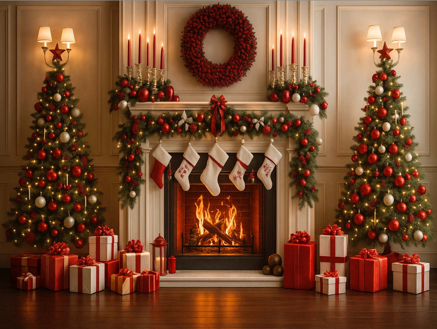 HolidayWall: Tapiz navideño de ensueño