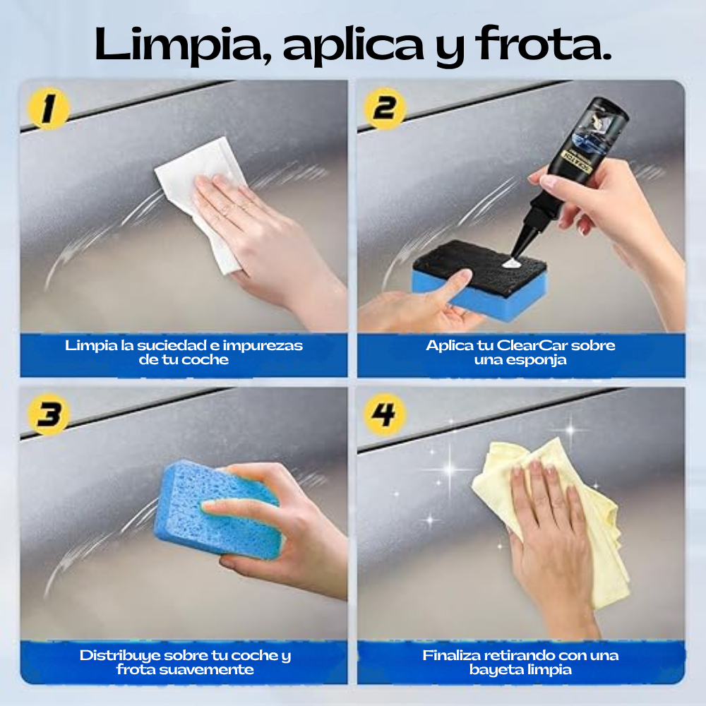 ClearCar | Crema restauradora de arañazos y pulidora