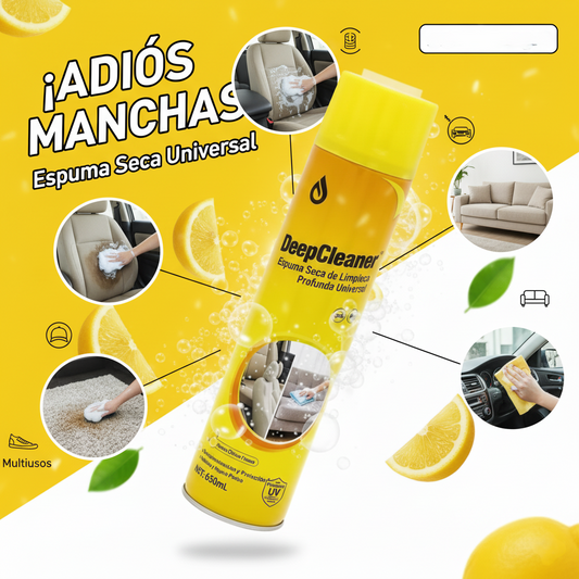 DeepCleaner | Espuma Seca Universal para Limpeza Profunda