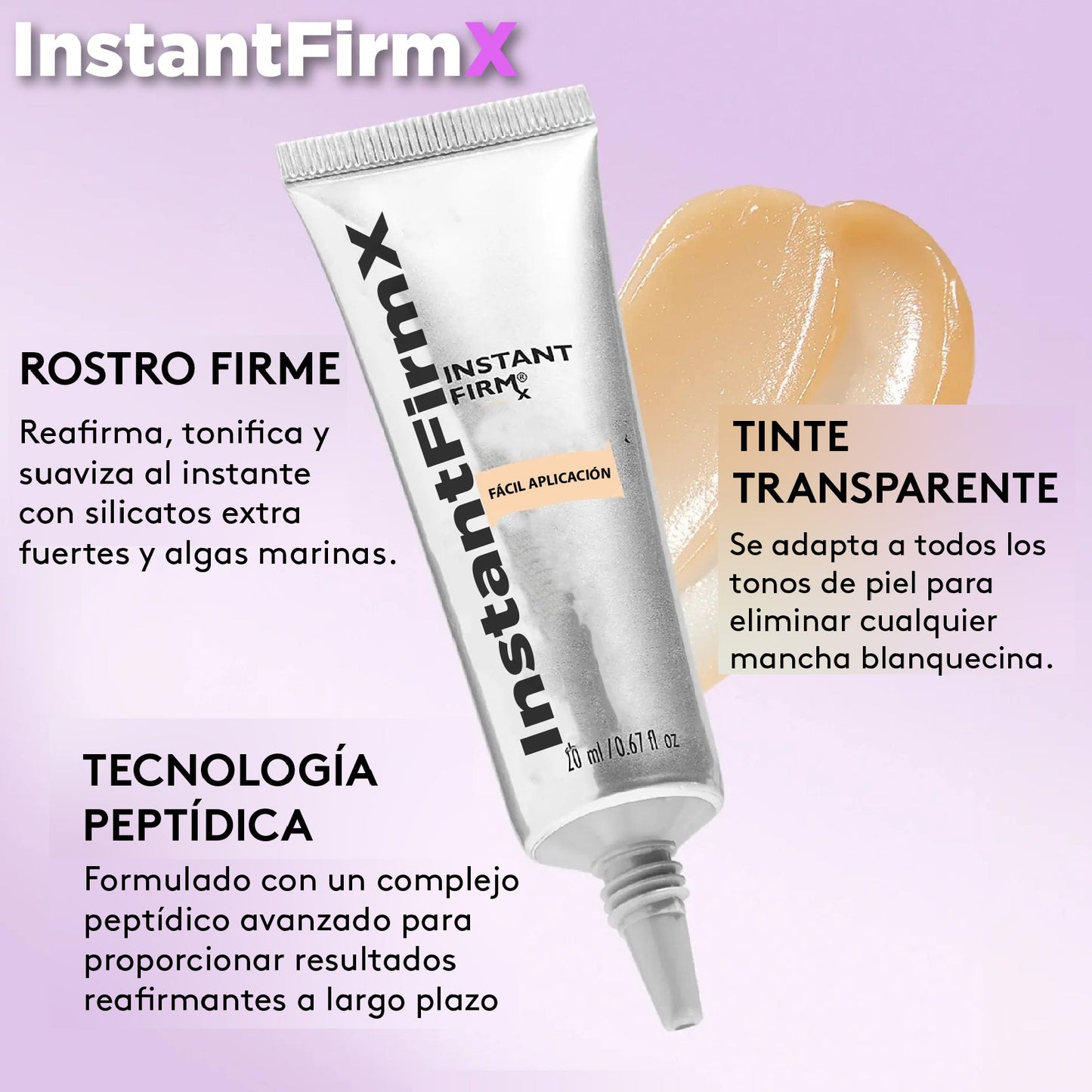 InstantFirmX: Crema reafirmante antiedad