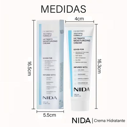 Nida: Crema hidratante con hialurónico y glicerina