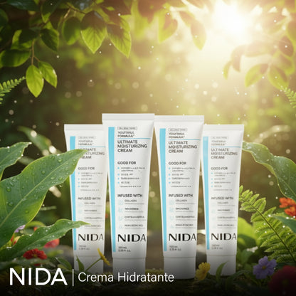 Nida: Crema hidratante con hialurónico y glicerina