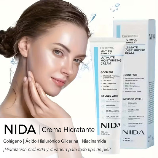 Nida: Crema hidratante con hialurónico y glicerina