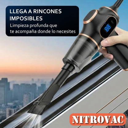 NitroVac: Aspirador ultraligero de doble succión