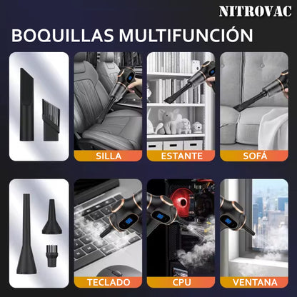 NitroVac: Aspirador ultraligero de doble succión