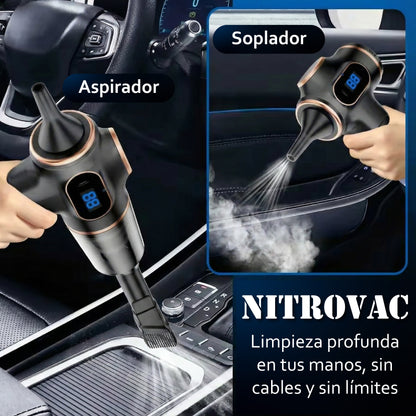 NitroVac: Aspirador ultraligero de doble succión