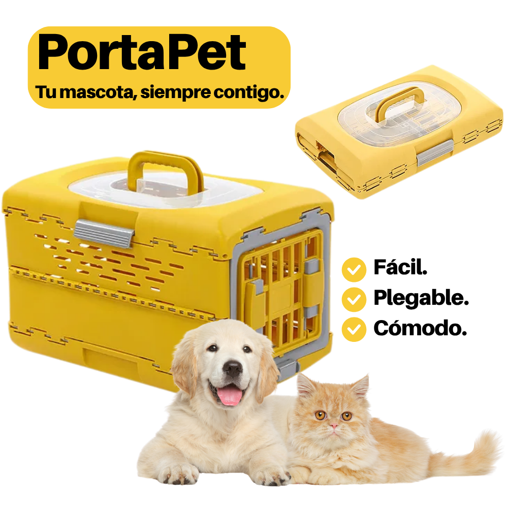 PortaPet: Transportín plegable para mascotas