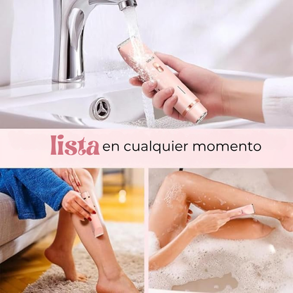 SilkyDuo|Rasuradora 2 en 1 para Cuerpo y Rostro