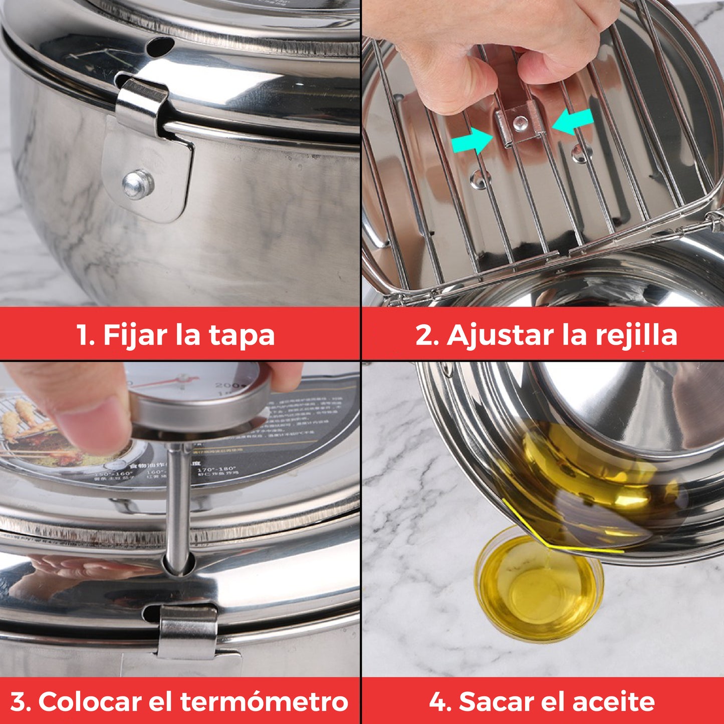 Talea: Olla japonesa de acero inoxidable