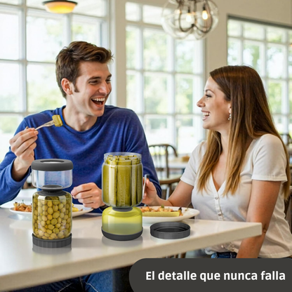 TwistyJar: Tarro giratorio para encurtidos