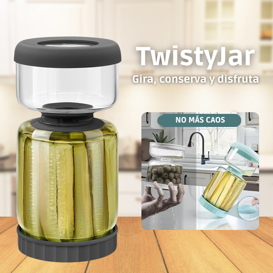 TwistyJar: Tarro giratorio para encurtidos